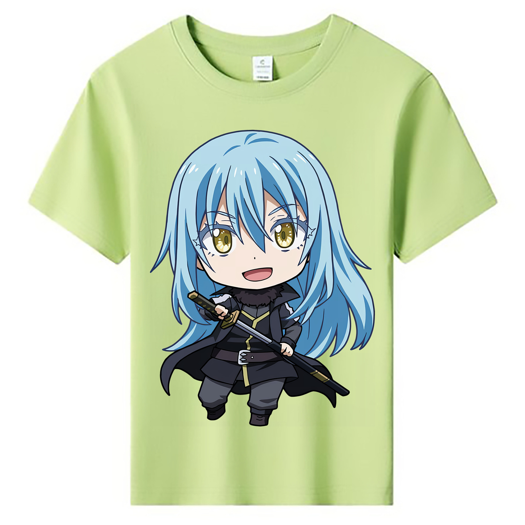 （画像用） 転スラ Regarding Reincarnated to Slime 綿100％キッズTシャツ（フロントプリント）